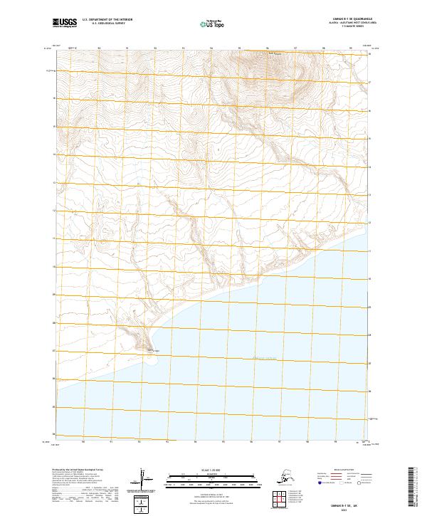USGS Topographic Map – Umnak B-1 SE