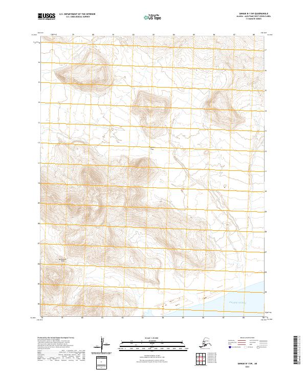 USGS Topographic Map – Umnak B-1 SW