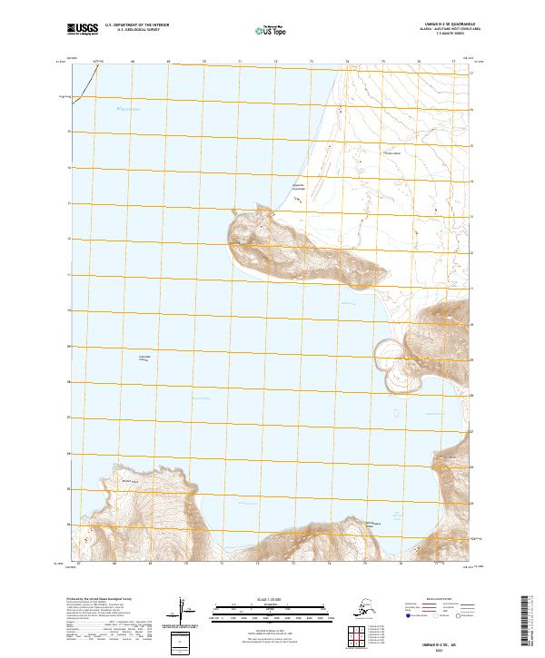 USGS Topographic Map – Umnak B-2 SE