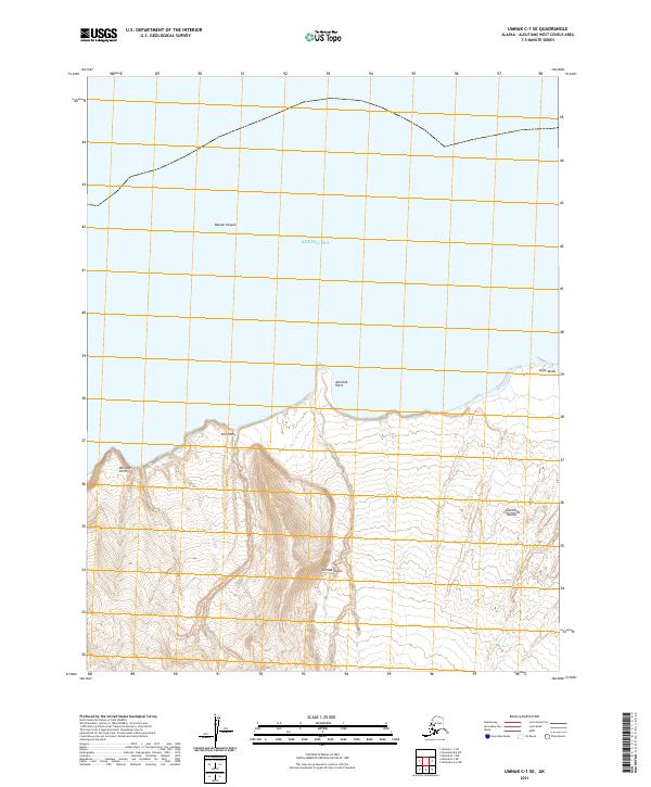 USGS Topographic Map – Umnak C-1 SE