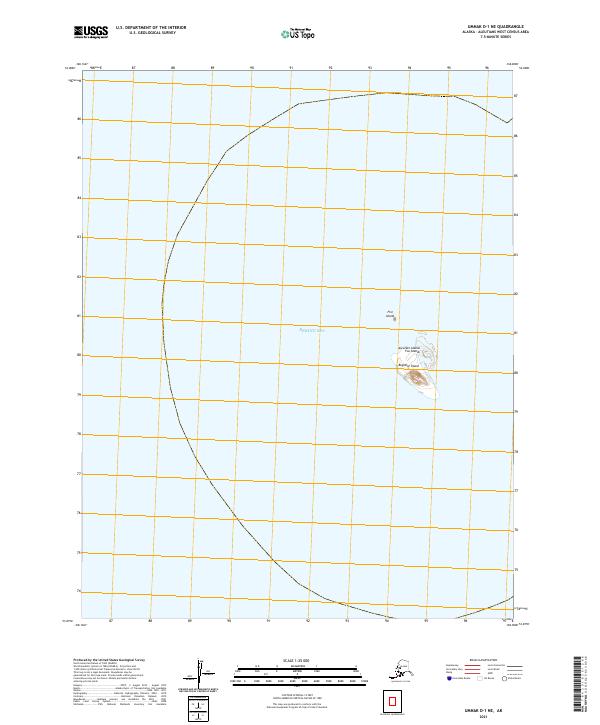 USGS Topographic Map – Umnak D-1 NE