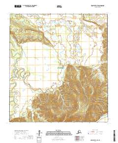 2017 Map of Unalakleet A-1 SW, 2017 Print
