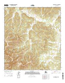 2015 Map of Unalakleet B-1 SE, 2015 Print