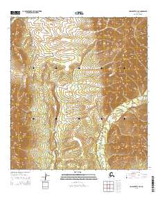 2015 Map of Unalakleet B-3 SE, 2015 Print