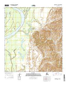 2015 Map of Unalakleet C-1 NE, 2015 Print