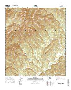 2015 Map of Unalakleet D-1 NW, 2015 Print