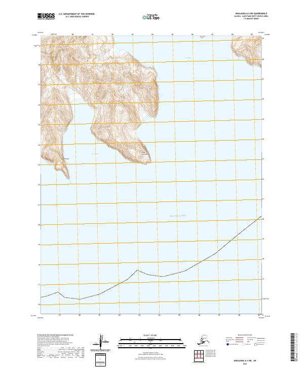USGS Topographic Map – Unalaska A-3 NE