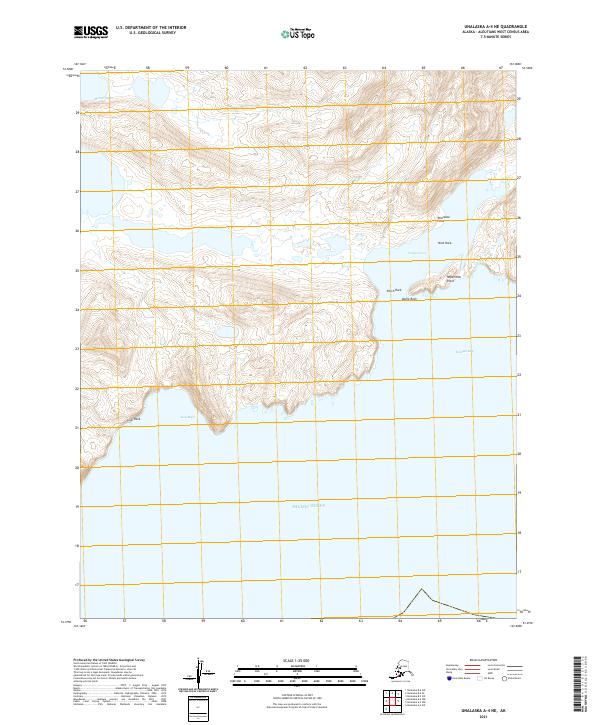 USGS Topographic Map – Unalaska A-4 NE