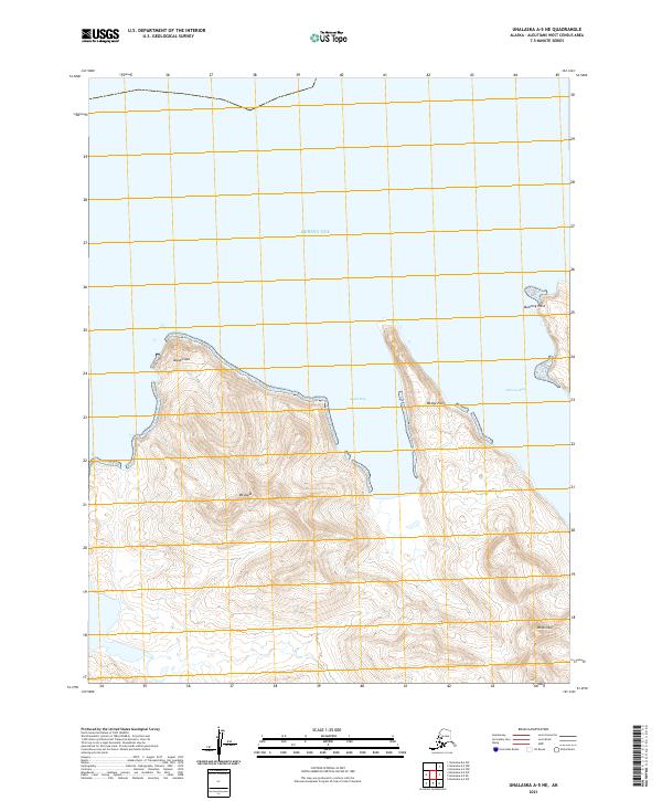 USGS Topographic Map – Unalaska A-5 NE