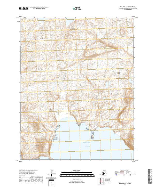 USGS Topographic Map – Unalaska A-5 SW