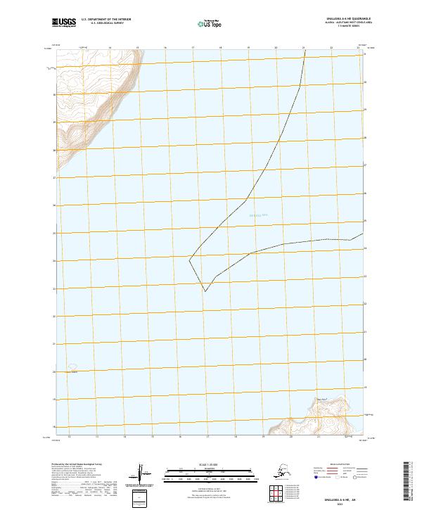 USGS Topographic Map – Unalaska A-6 NE