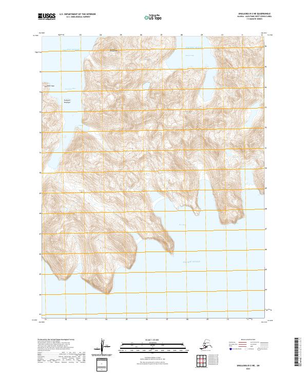 USGS Topographic Map – Unalaska B-2 NE
