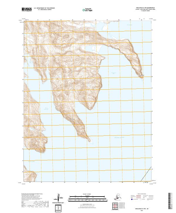 USGS Topographic Map – Unalaska B-2 SW