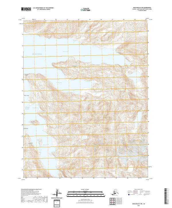 USGS Topographic Map – Unalaska B-3 NE