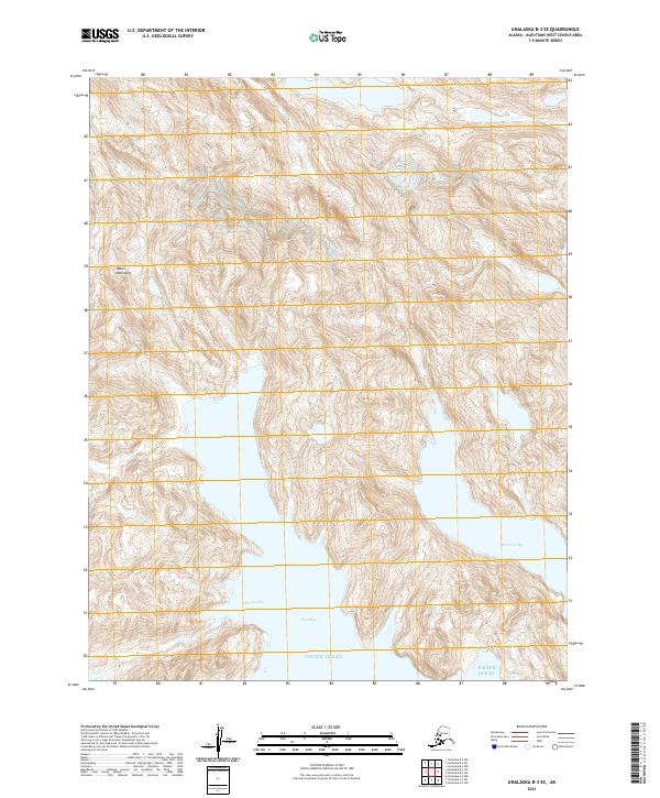 USGS Topographic Map – Unalaska B-3 SE