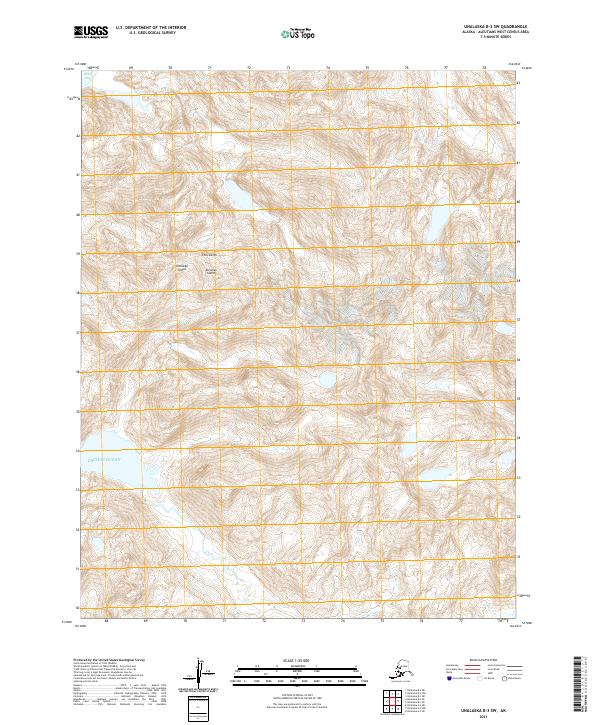 USGS Topographic Map – Unalaska B-3 SW