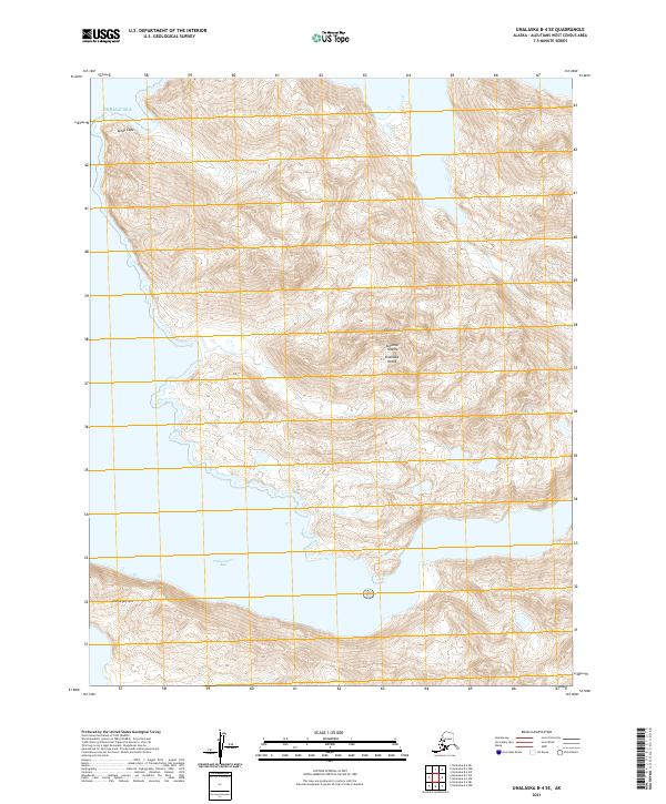 USGS Topographic Map – Unalaska B-4 SE