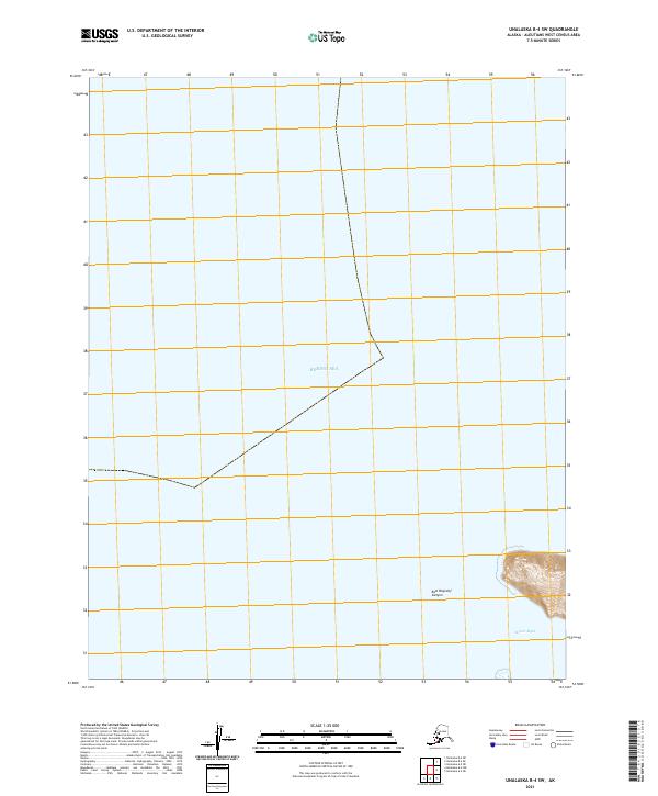 USGS Topographic Map – Unalaska B-4 SW
