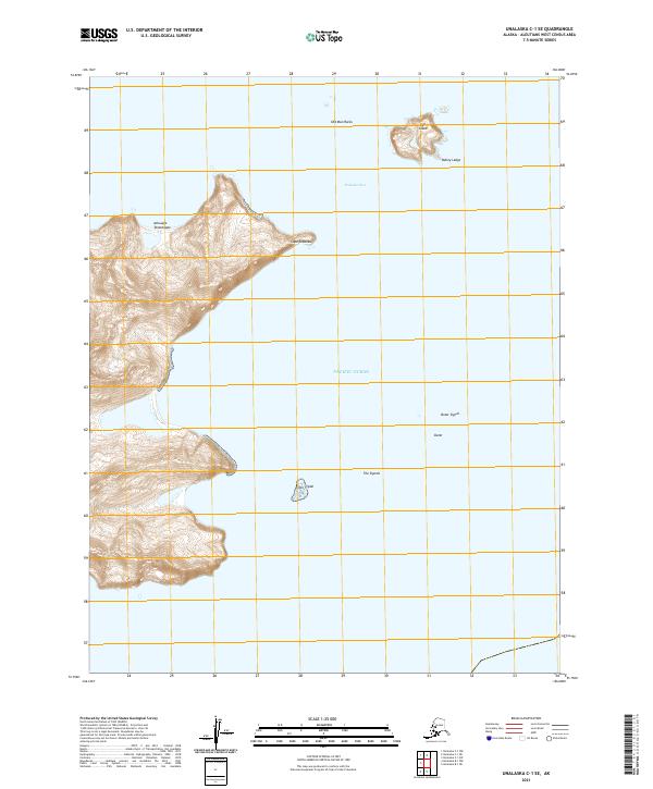 USGS Topographic Map – Unalaska C-1 SE