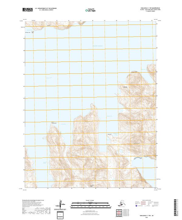 USGS Topographic Map – Unalaska C-1 SW