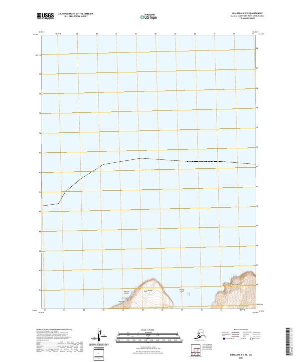 USGS Topographic Map – Unalaska D-3 SE