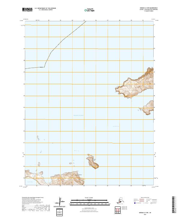 USGS Topographic Map – Unimak A-3 NW