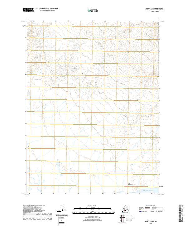 USGS Topographic Map – Unimak C-1 NE