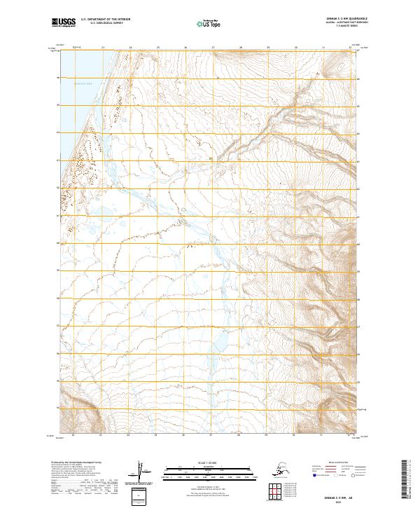 USGS Topographic Map – Unimak C-2 NW