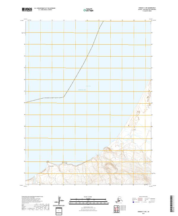 USGS Topographic Map – Unimak C-3 NE