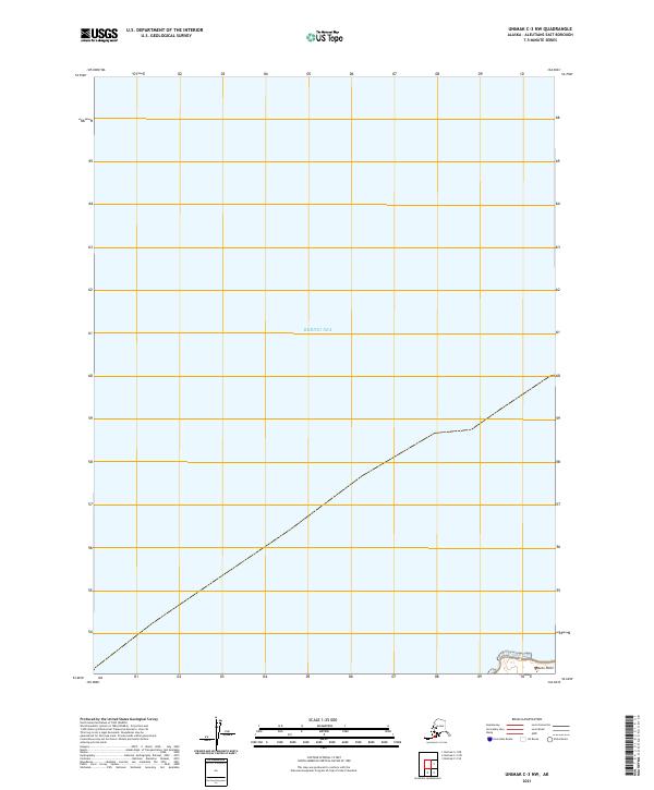USGS Topographic Map – Unimak C-3 NW