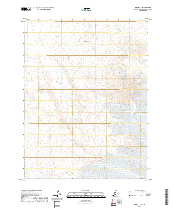 USGS Topographic Map – Unimak C-3 SE