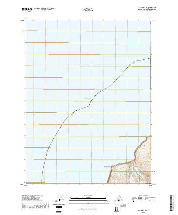USGS Topographic Map – Unimak D-2 NW