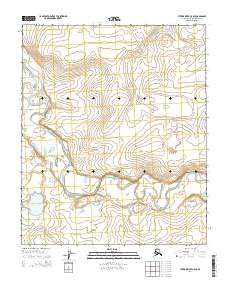 2014 Map of Utukok River C-5 SE, 2014 Print
