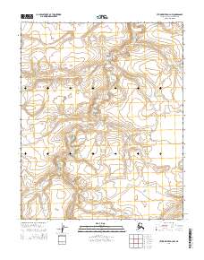 2014 Map of Utukok River D-3 NW, 2014 Print