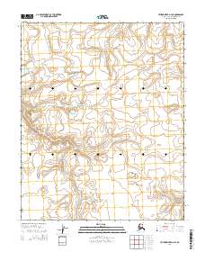 2014 Map of Utukok River D-4 NE, 2014 Print