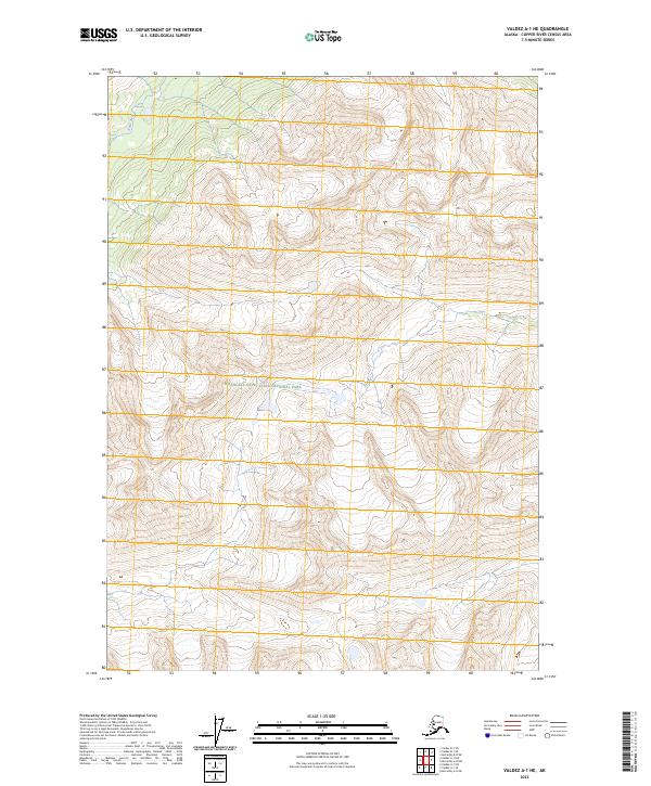2023 Map of Valdez A-1 NE, 2023 Print