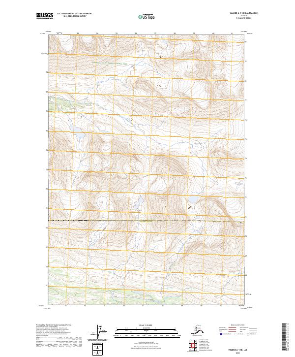 2023 Map of Valdez A-1 SE, 2023 Print