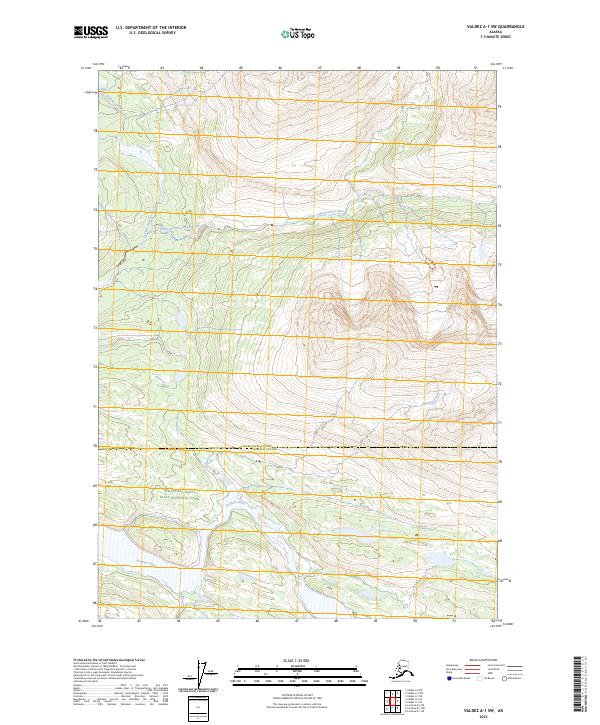 USGS Topographic Map – Valdez A-1 SW