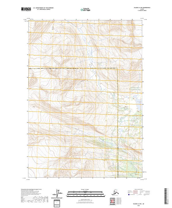 USGS Topographic Map – Valdez A-2 NE