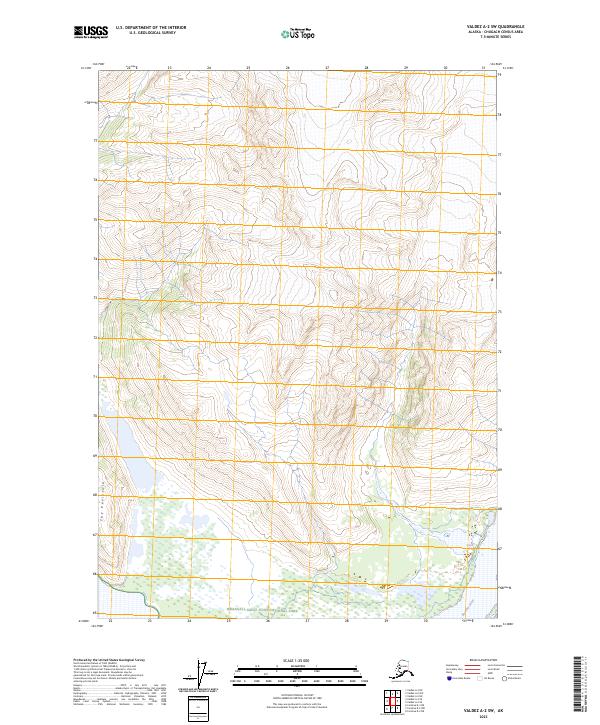 USGS Topographic Map – Valdez A-2 SW