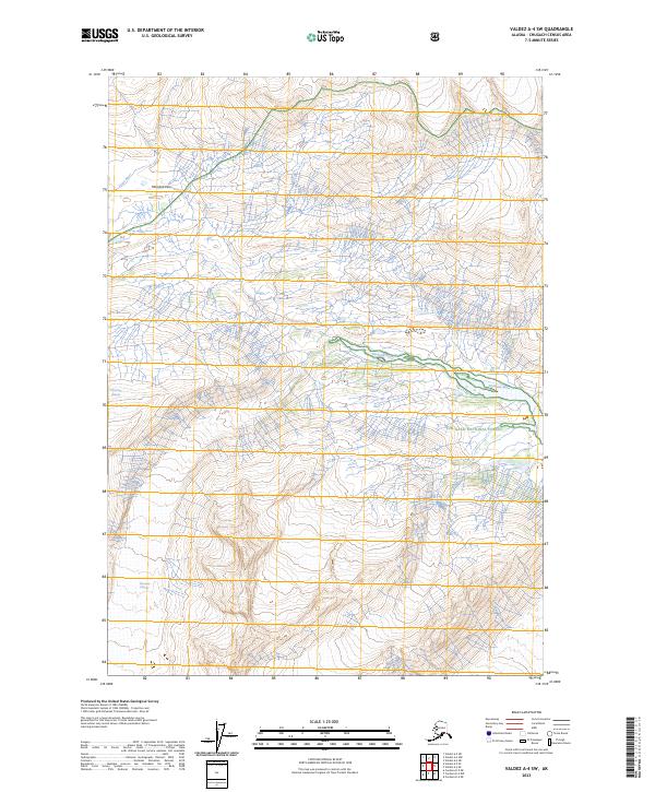 USGS Topographic Map – Valdez A-4 SW