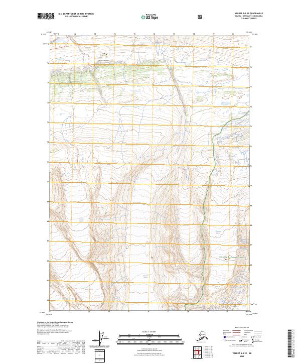 USGS Topographic Map – Valdez A-5 SE
