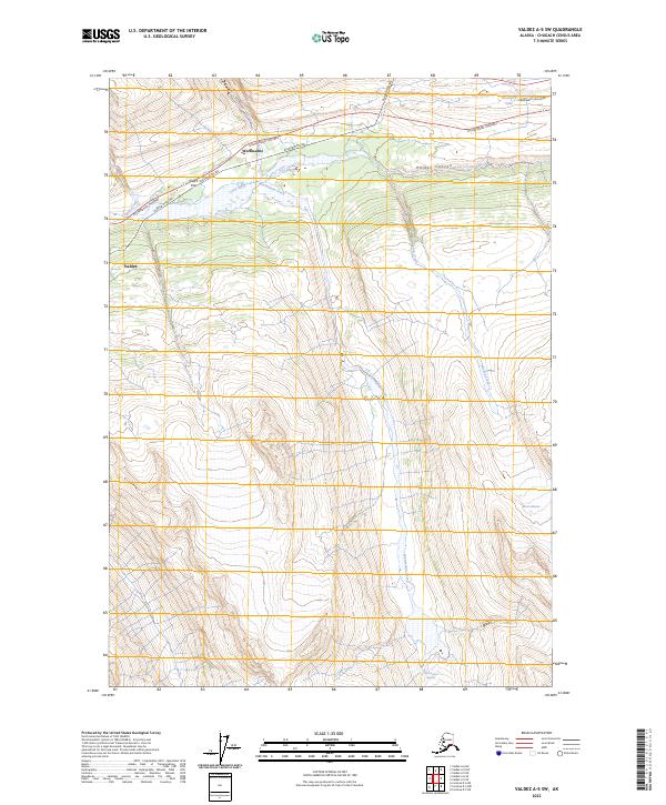 USGS Topographic Map – Valdez A-5 SW