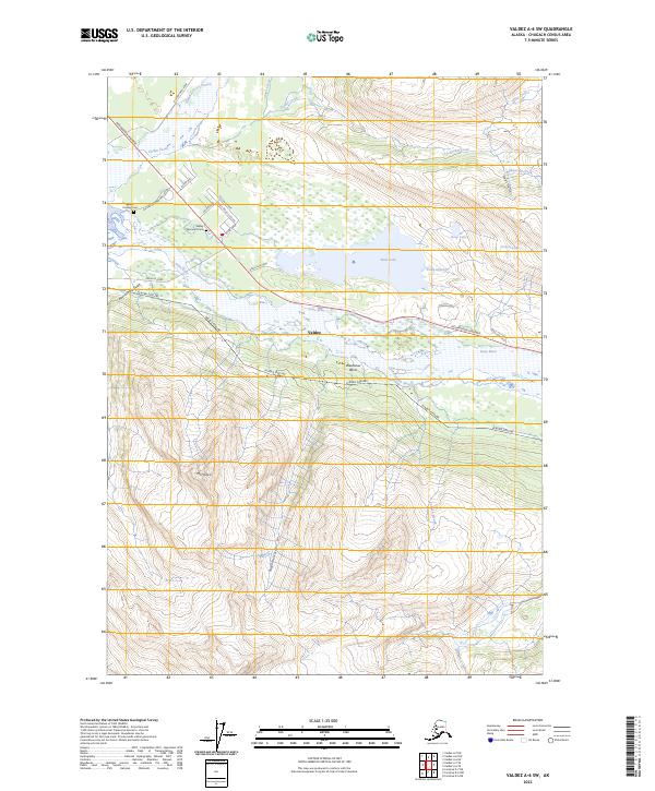 USGS Topographic Map – Valdez A-6 SW