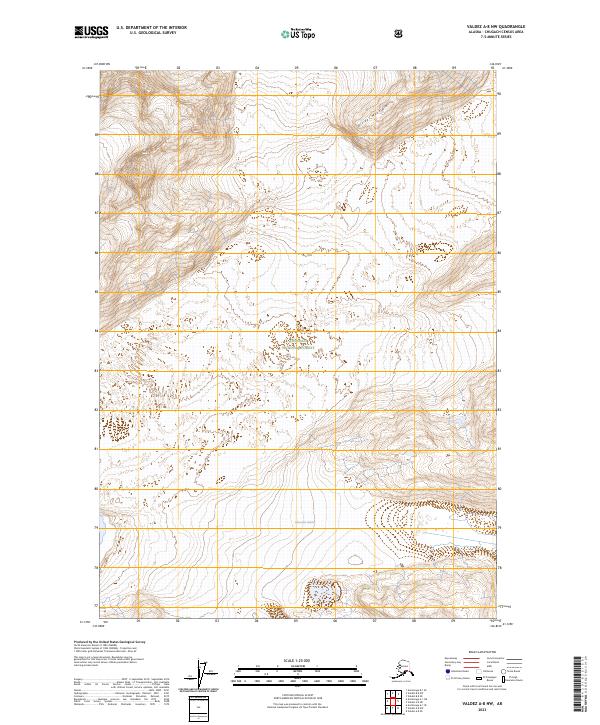 USGS Topographic Map – Valdez A-8 NW