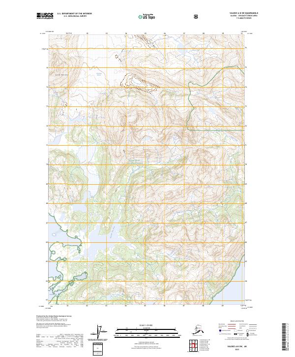 USGS Topographic Map – Valdez A-8 SW