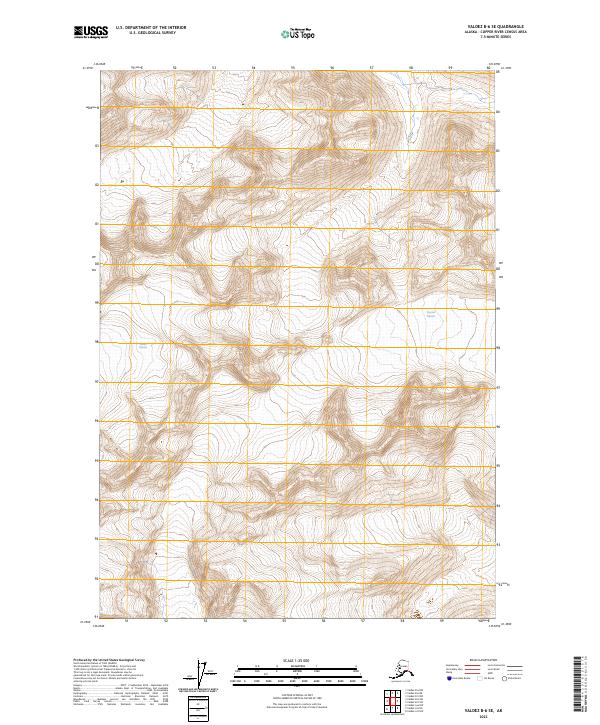 2023 Map of Valdez B-6 SE, 2023 Print