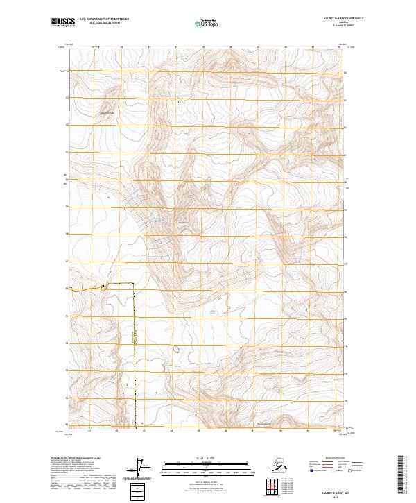 USGS Topographic Map – Valdez B-6 SW