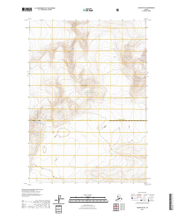 USGS Topographic Map – Valdez B-8 SE