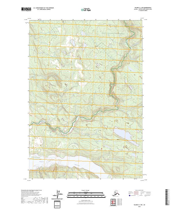 USGS Topographic Map – Valdez C-1 SW